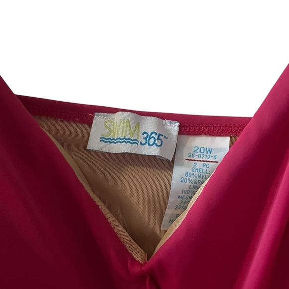 Swim 365 pink tankini swimsuit 20w - Picture 10 of 14
